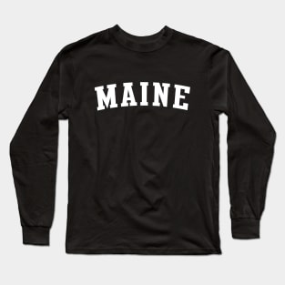 maine-state Long Sleeve T-Shirt